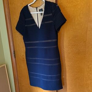 Elegant Navy Blue Dress